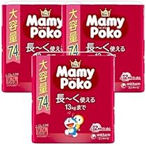 Amazon.co.jp: マミー ポコ パンツ オムツ M(6~13kg)222枚(74枚